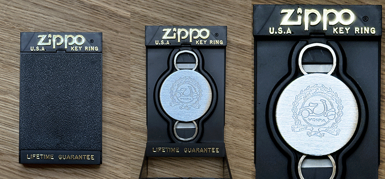 Vespa Zippo Schlüsselanhänger